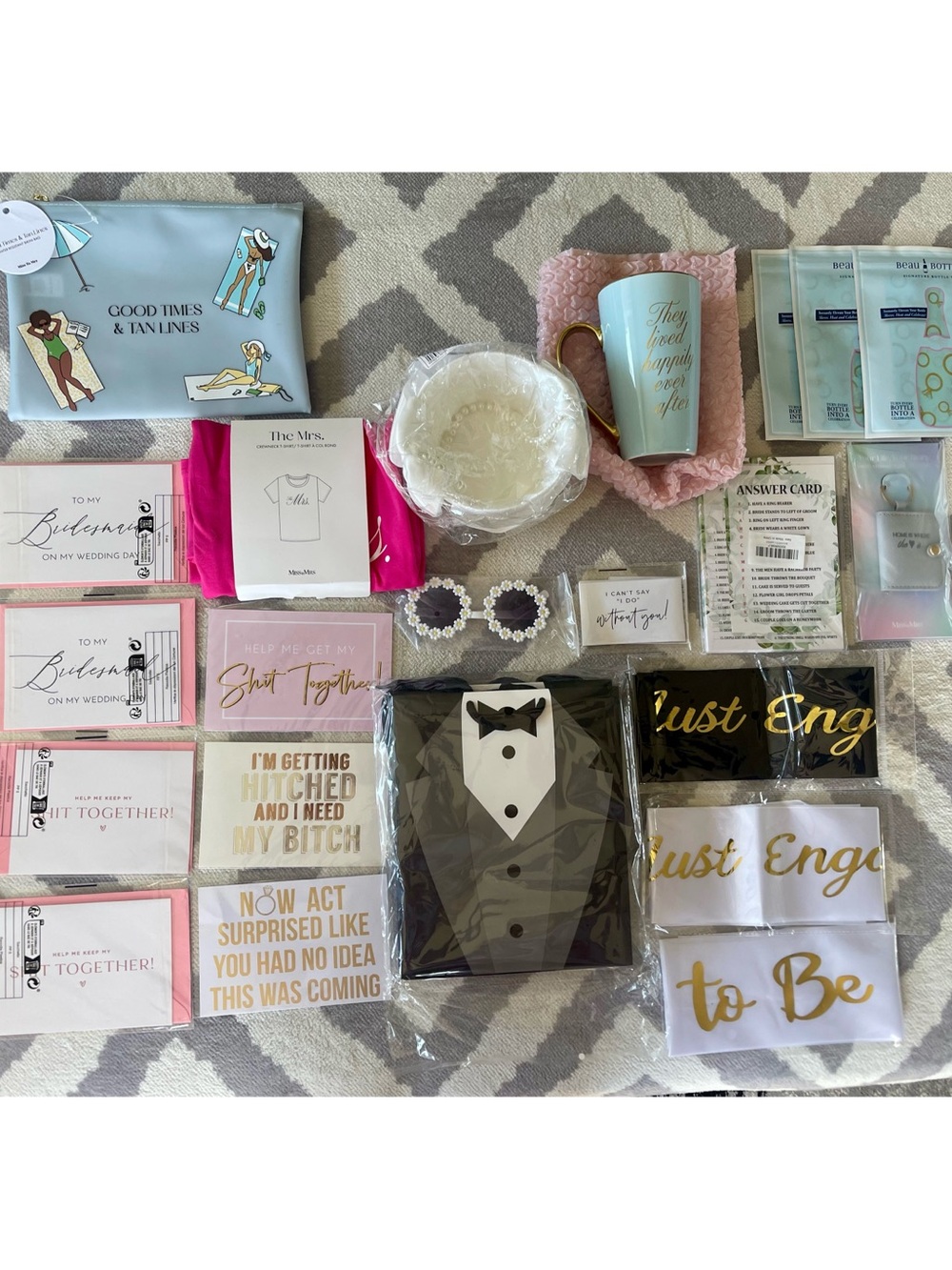 NWT Assorted Bridal, Wedding, Engagement Supplies Bundle